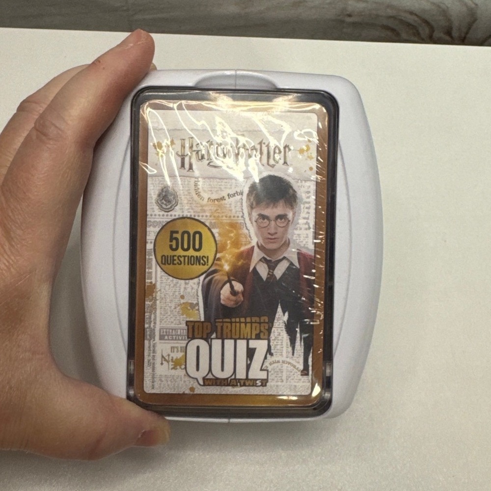 Harry Potter Top Trumps Quiz 500 Questions Card Game with Travel Case New